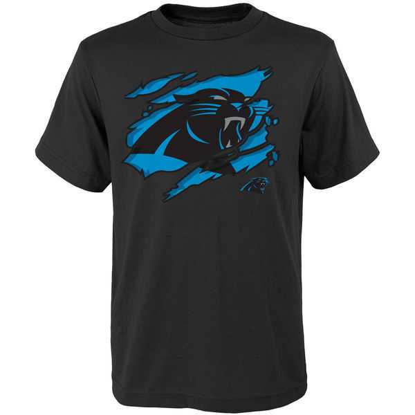 Carolina Panthers Youth Ripped Off WEM T-Shirt - Black,We sell and wholesale Carolina Panthers Youth Ripped Off WEM T-Shirt - Black on line form chian!